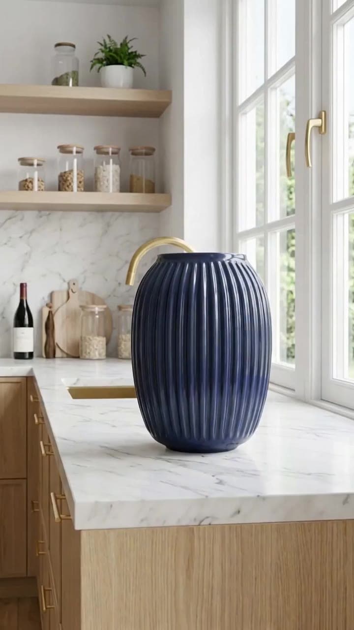 Produktbillede af Cobalt Vase lavet med MoraLab
